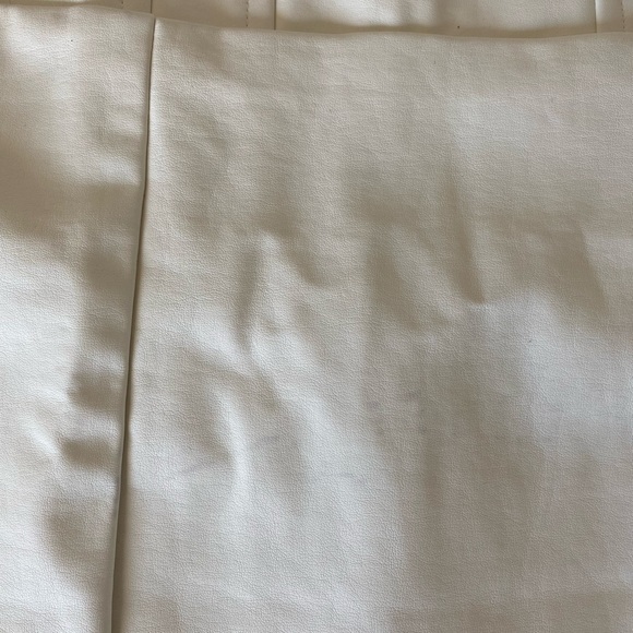 Glassons | Dresses | Glassons White Faux Leather Strapless Corset Dress | Poshmark